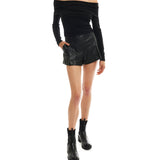 Tanya Faux Leather Short