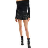 Tanya Faux Leather Short