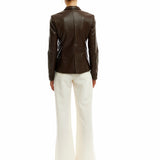 Toby Faux Leather Blazer