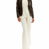 Toby Faux Leather Blazer