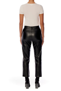 LBLC Jen Vegan Leather Trouser Cognac PI4639 - Free Shipping at Largo Drive